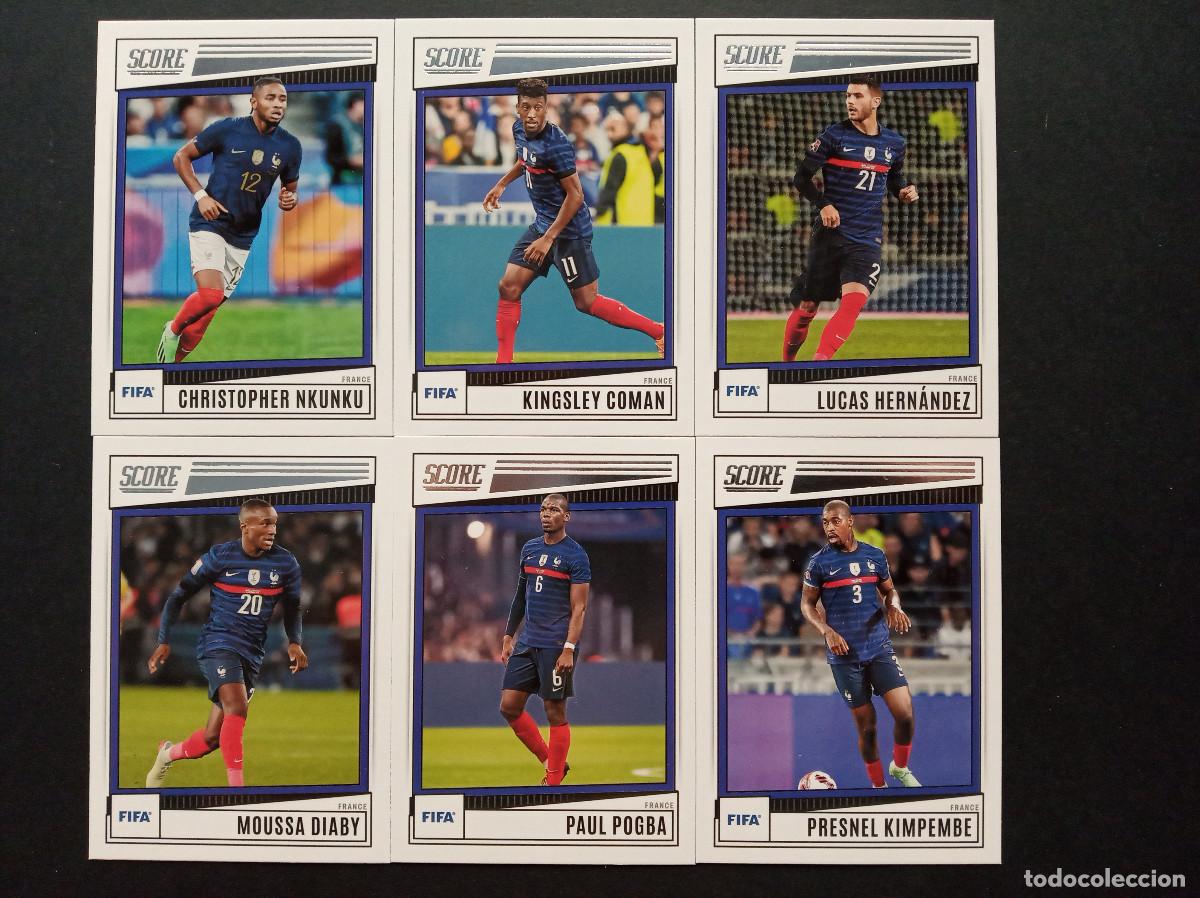 Cromos de f&uacute;tbol: LOTE 6 CROMOS FRANCIA NKUNKU POGBA COMAN KIMPEMBE MUNDIAL 2026 ⚽ PANINI &reg; SCORE FIFA 2022 2023 22 23