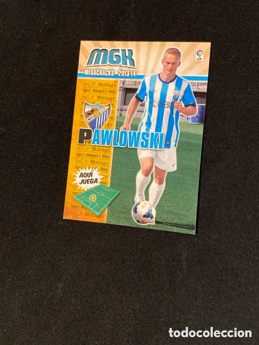Cromos de f&uacute;tbol: PAWLOWSKI 232 BIS (M&Aacute;LAGA) PANINI