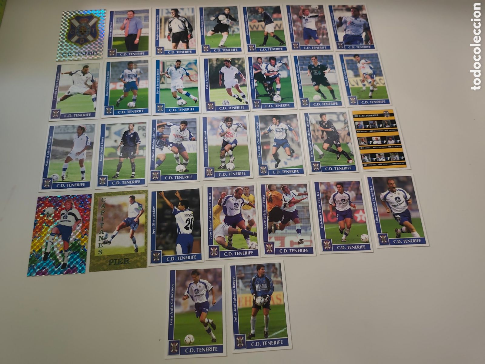 Football Stickers: 30 CARDS TENERIFE MUNDICROMO 2001 2002 #