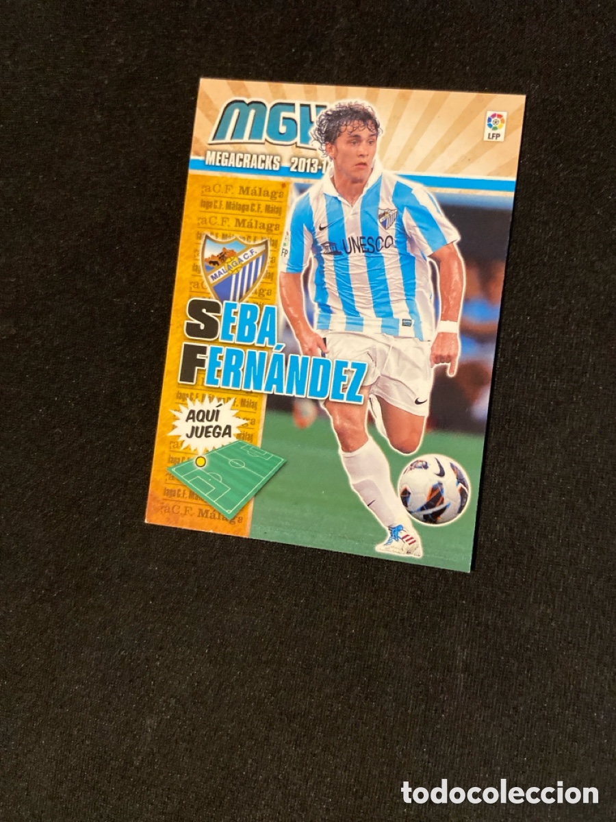 Football Stickers: SEBA FERNANDEZ 233 (M&Aacute;LAGA)