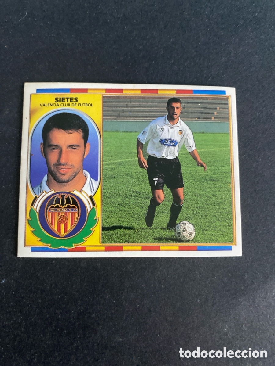 Football Stickers: Cromo liga 96/97 Valencia CF nunca pegado
