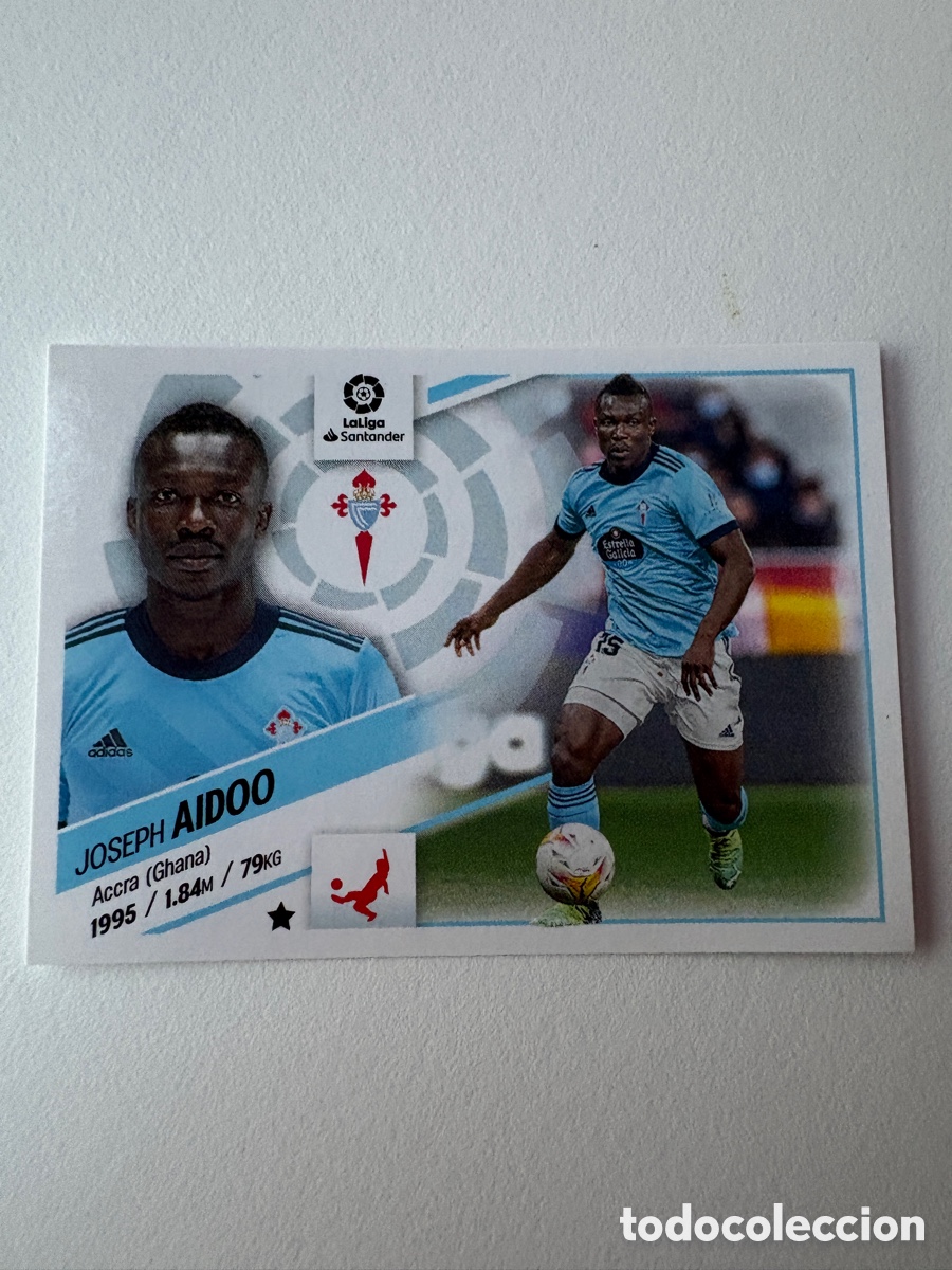 Football Stickers: Cromo Joseph Aidoo Celta 7 Panini Liga Este 2022-23