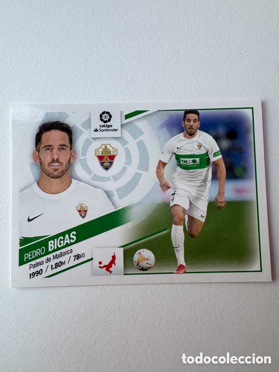 Football Stickers: Cromo Pedro Bigas Elche 7 Panini Liga Este 2022-23