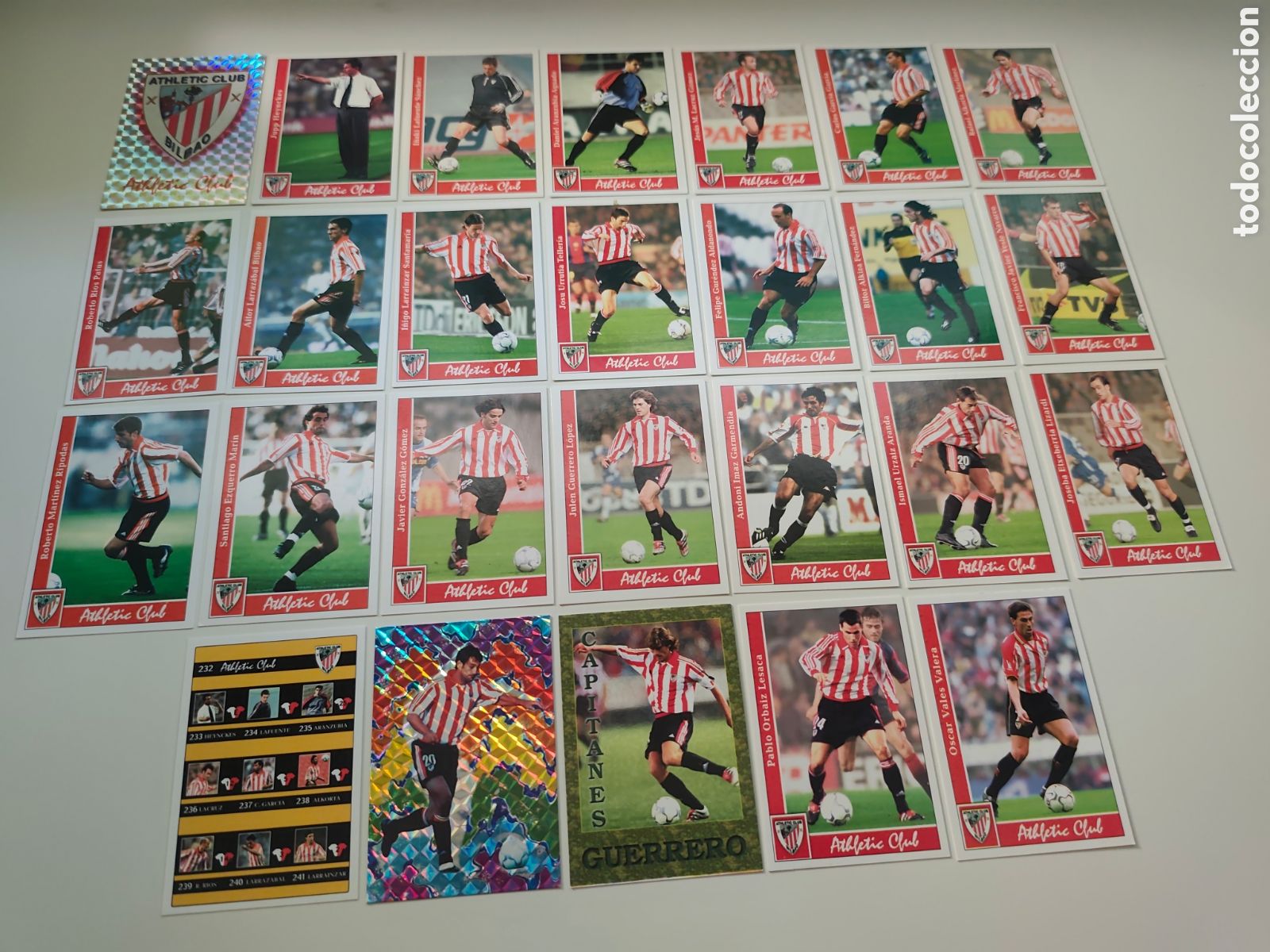 Football Stickers: 25 CARDS ATHLETIC BILBAO MUNDICROMO 2001 2002 #