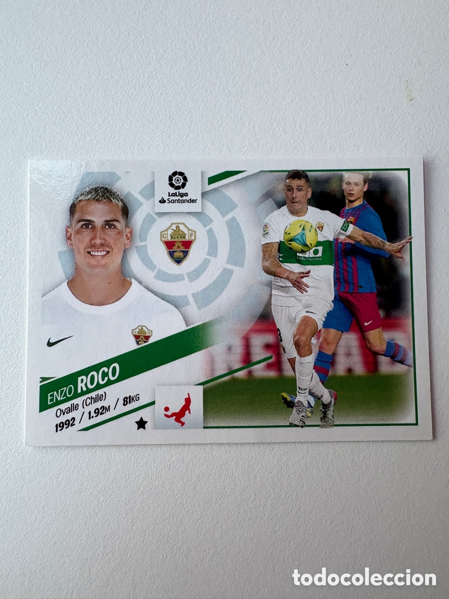 Football Stickers: Cromo Enzo Roco Elche 9 Panini Liga Este 2022-23