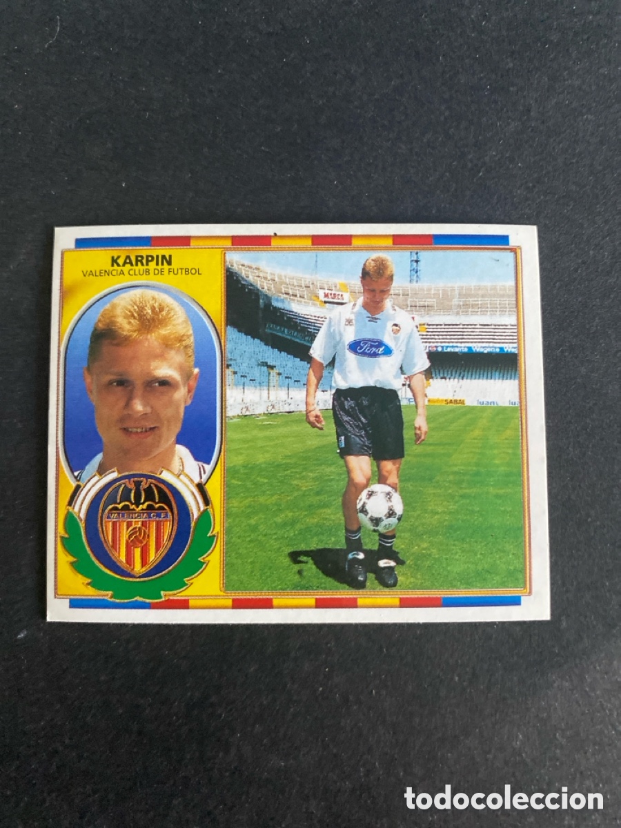 Football Stickers: Cromo liga 96/97 Valencia CF nunca pegado