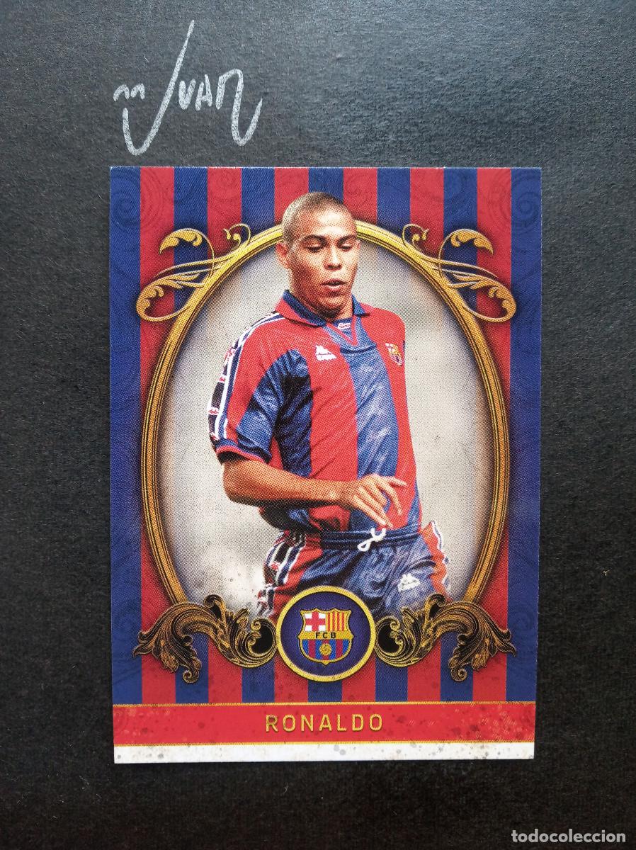 Football Stickers: VB-2 VINTAGE RONALDO FC BARCELONA BRASIL ⚽ TOPPS &reg; TEAM SET BAR&Ccedil;A 2023 2024 23 24 NUEVO