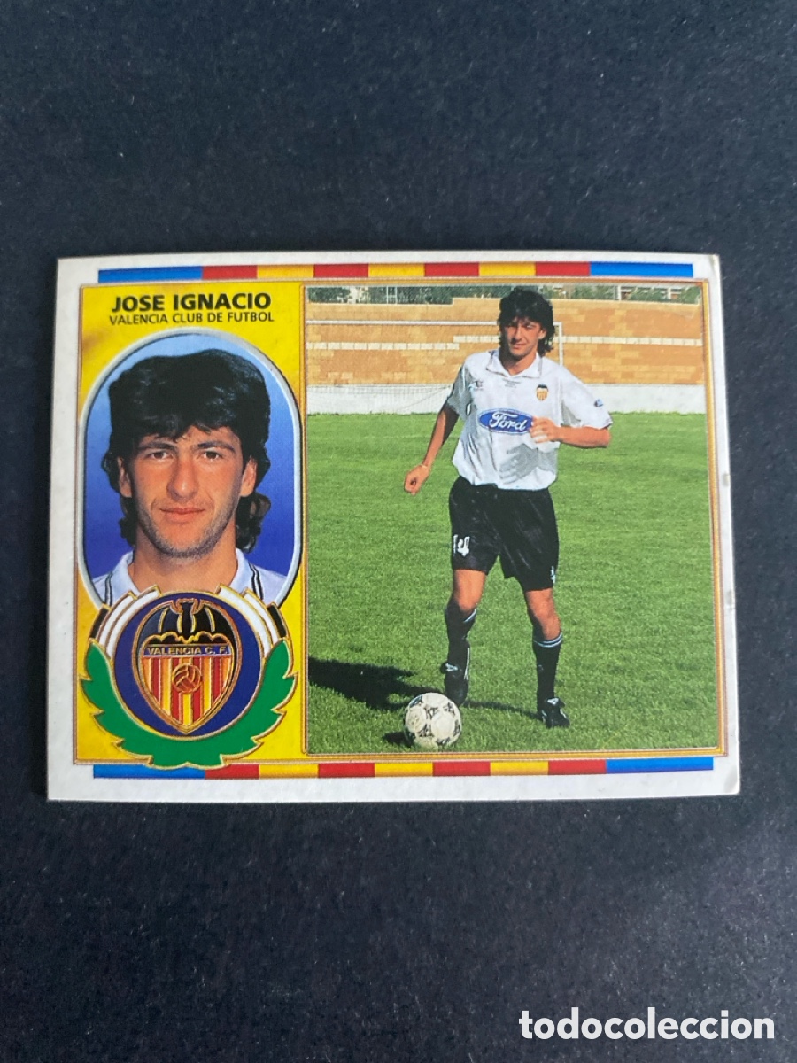 Football Stickers: Cromo liga 96/97 Valencia CF nunca pegado