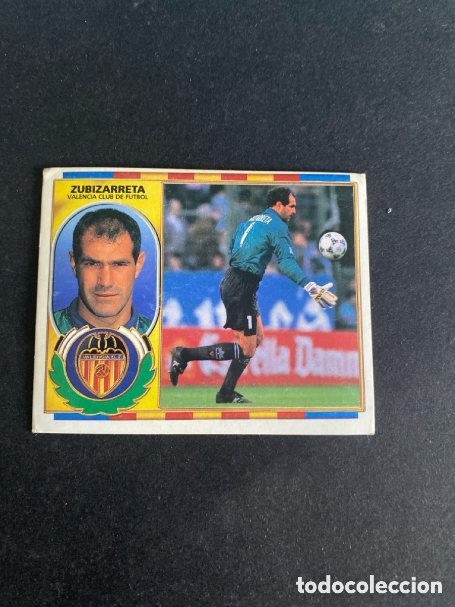 Cromos de f&uacute;tbol: Cromo liga 96/97 Valencia CF nunca pegado