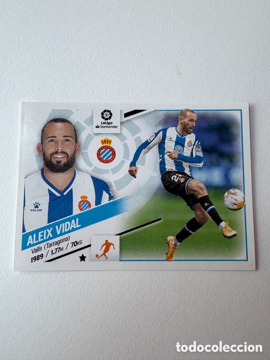 Cromos de f&uacute;tbol: Cromo Aleix Vidal Espanyol 11 Panini Liga Este 2022-23