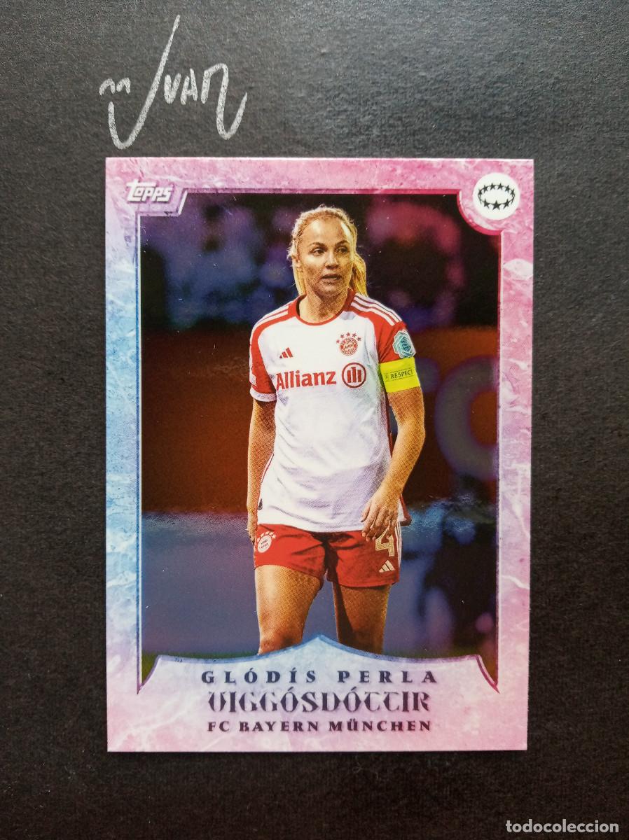 Fu&szlig;ball-Sticker: RIVALES VIGGOSDOTTIR BAYERN MUNICH ⚽ TOPPS &reg; AITANA BONMATI CURATED SET WOMEN CHAMPIONS 2024 NUEVO