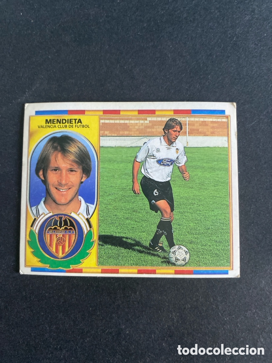 Cromos de f&uacute;tbol: Cromo liga 96/97 Valencia CF nunca pegado