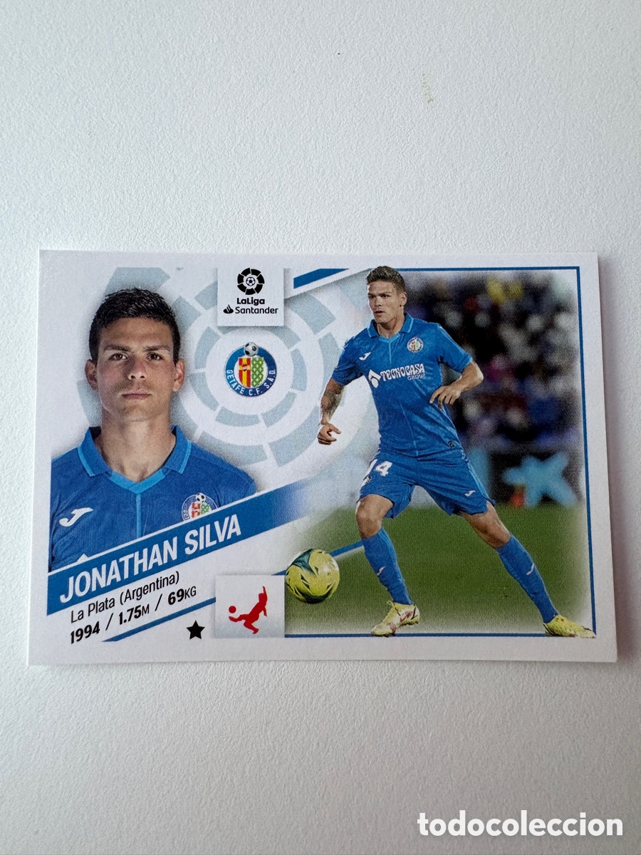 Cromos de f&uacute;tbol: Cromo Jonathan Silva Getafe 10 Panini Liga Este 2022-23