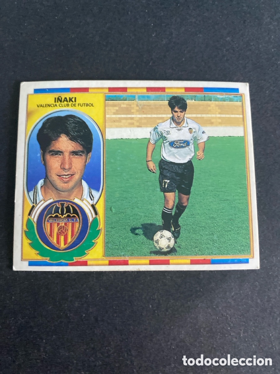Cromos de f&uacute;tbol: Cromo liga 96/97 Valencia CF nunca pegado