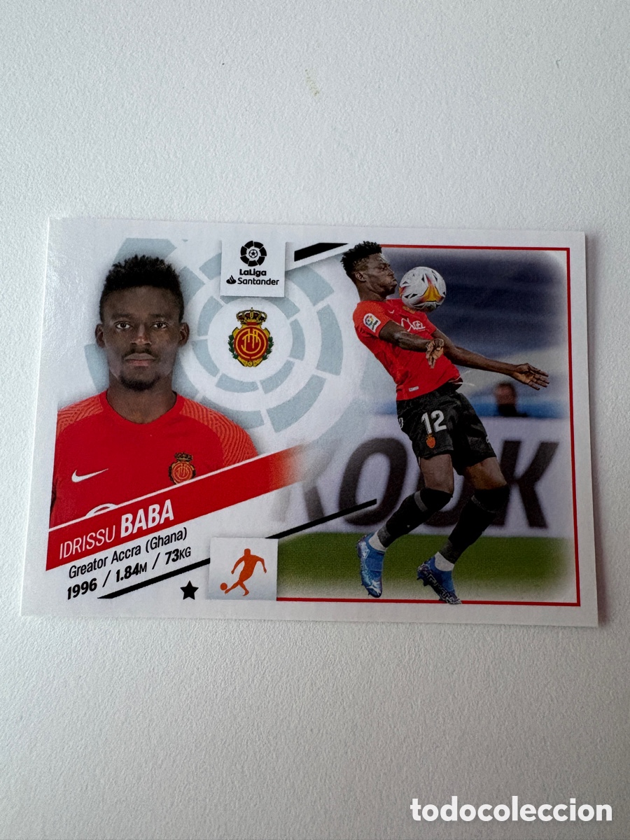 Cartes &agrave; collectionner de Football: Cromo Idrissu Baba Mallorca 11 Panini Liga Este 2022-23