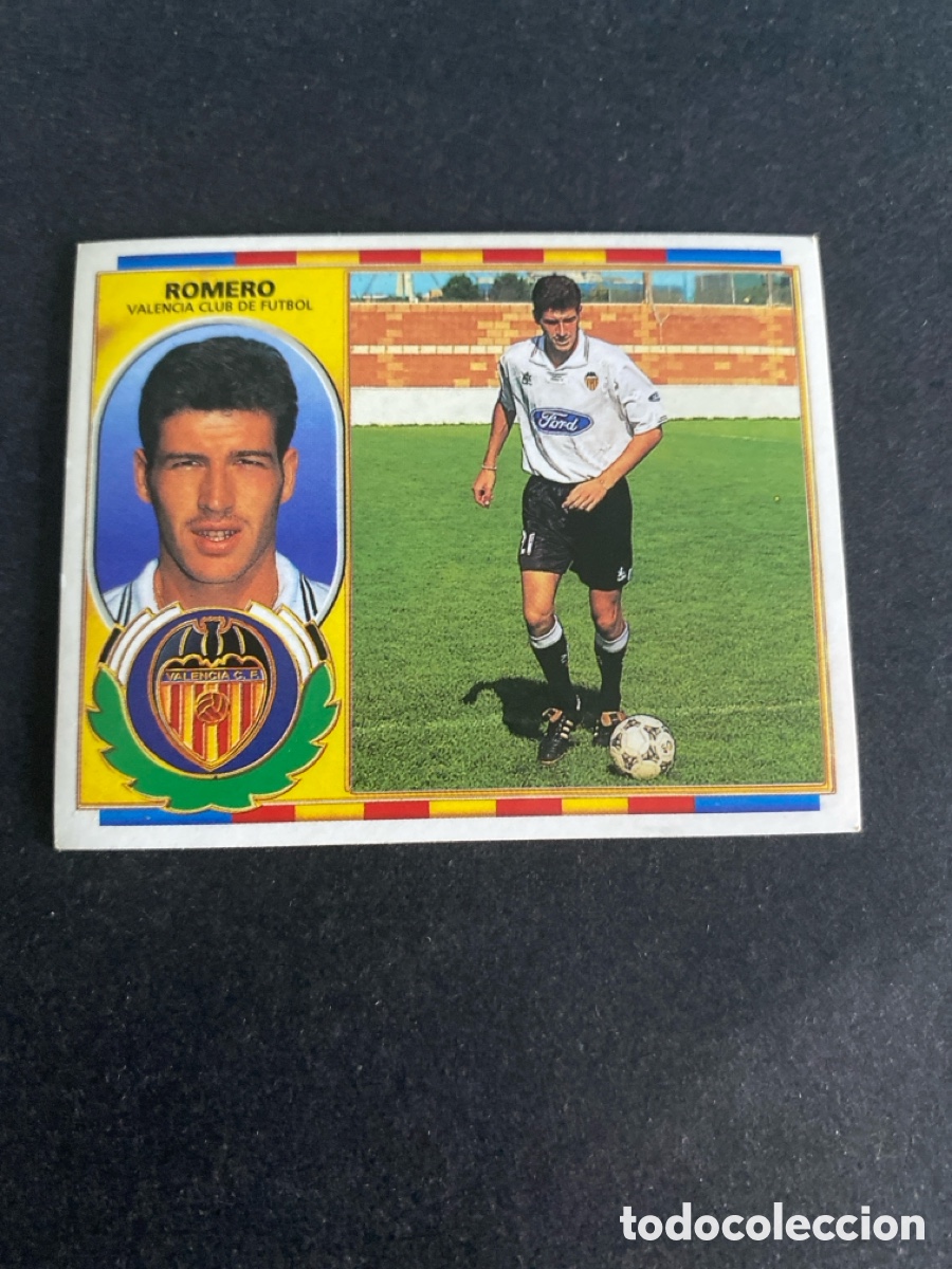 Cartes &agrave; collectionner de Football: Cromo liga 96/97 Valencia CF nunca pegado