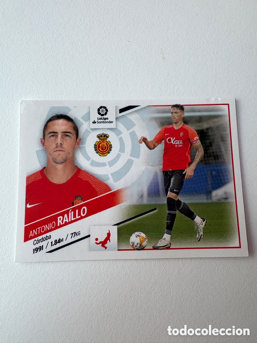 Cartes &agrave; collectionner de Football: Cromo Antonio Raillo Mallorca 8 Panini Liga Este 2022-23