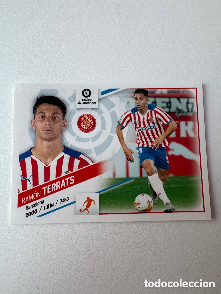 Cartes &agrave; collectionner de Football: Cromo Ram&oacute;n Terrats Girona 13A Panini Liga Este 2022-23
