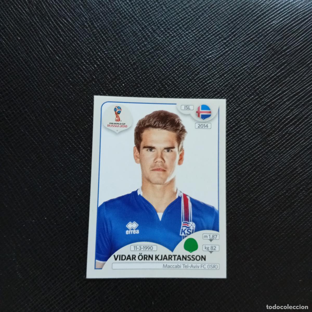 Cartes &agrave; collectionner de Football: 310 KJARTANSSON ISLANDIA PANINI MUNDIAL RUSIA 2018 CROMO FUTBOL 18 - SIN PEGAR - CJ2 .