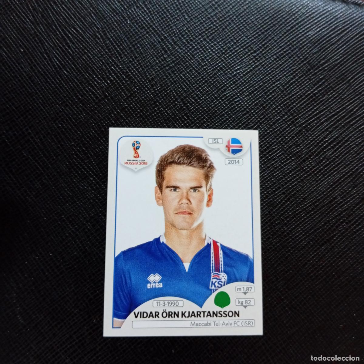 Cromos de f&uacute;tbol: 310 KJARTANSSON ISLANDIA PANINI MUNDIAL RUSIA 2018 CROMO FUTBOL 18 - SIN PEGAR - CJ2