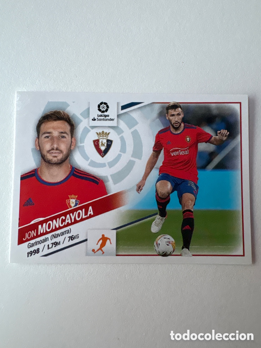 Cromos de f&uacute;tbol: Cromo Jon Moncayola Osasuna 12 Panini Liga Este 2022-23