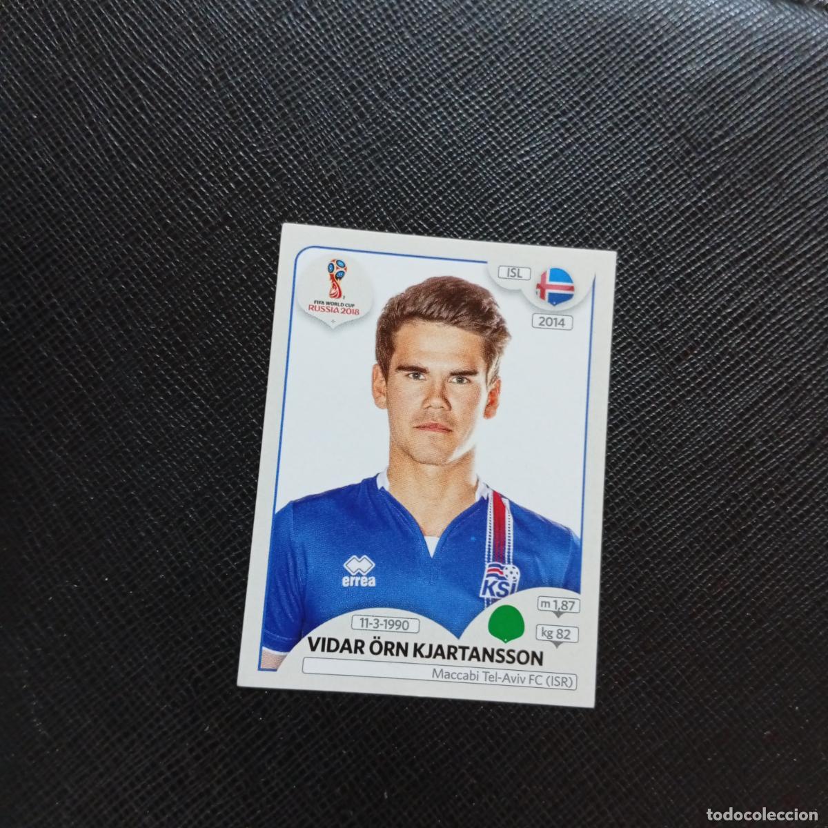 Cromos de f&uacute;tbol: 310 KJARTANSSON ISLANDIA PANINI MUNDIAL RUSIA 2018 CROMO FUTBOL 18 - SIN PEGAR - CJ2 .....