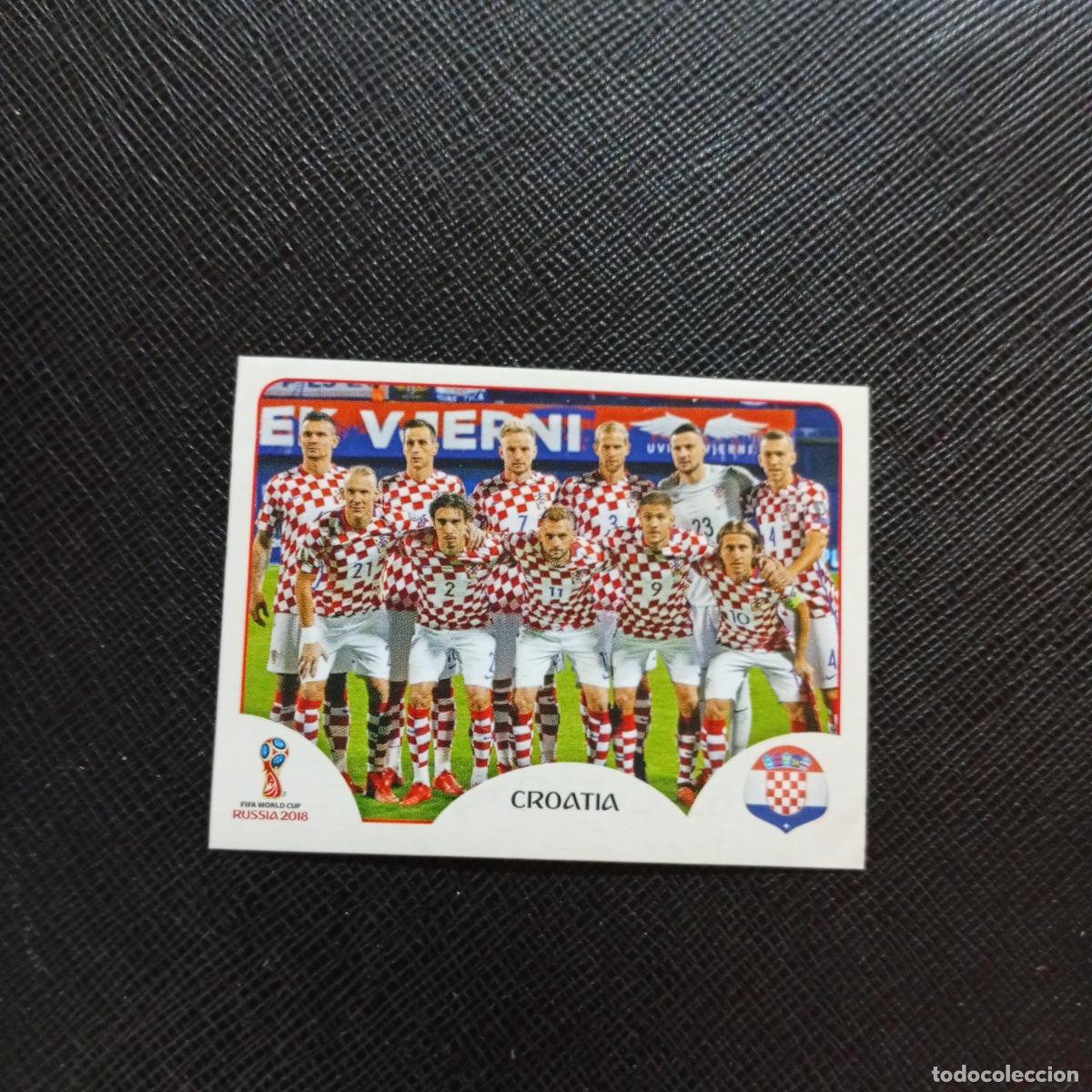Cromos de f&uacute;tbol: 313 ALINEACION CROACIA PANINI MUNDIAL RUSIA 2018 CROMO FUTBOL 18 - SIN PEGAR - CJ2 ......