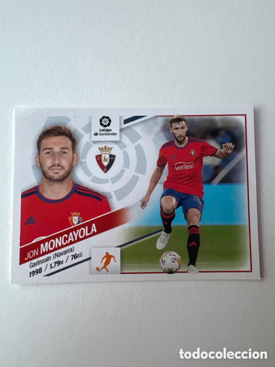 Cromos de f&uacute;tbol: Cromo Jon Moncayola Osasuna 12 Panini Liga Este 2022-23