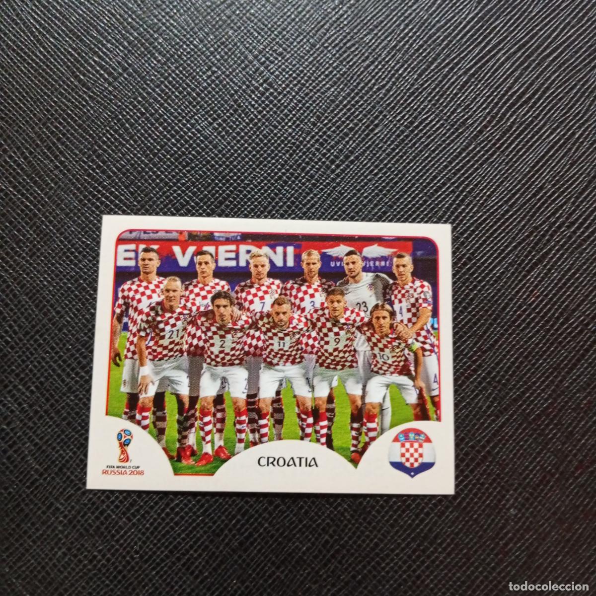 Cromos de f&uacute;tbol: 313 ALINEACION CROACIA PANINI MUNDIAL RUSIA 2018 CROMO FUTBOL 18 - SIN PEGAR - CJ2 ......
