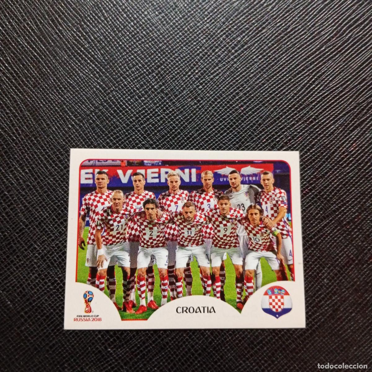 Cromos de f&uacute;tbol: 313 ALINEACION CROACIA PANINI MUNDIAL RUSIA 2018 CROMO FUTBOL 18 - SIN PEGAR - CJ2 .....
