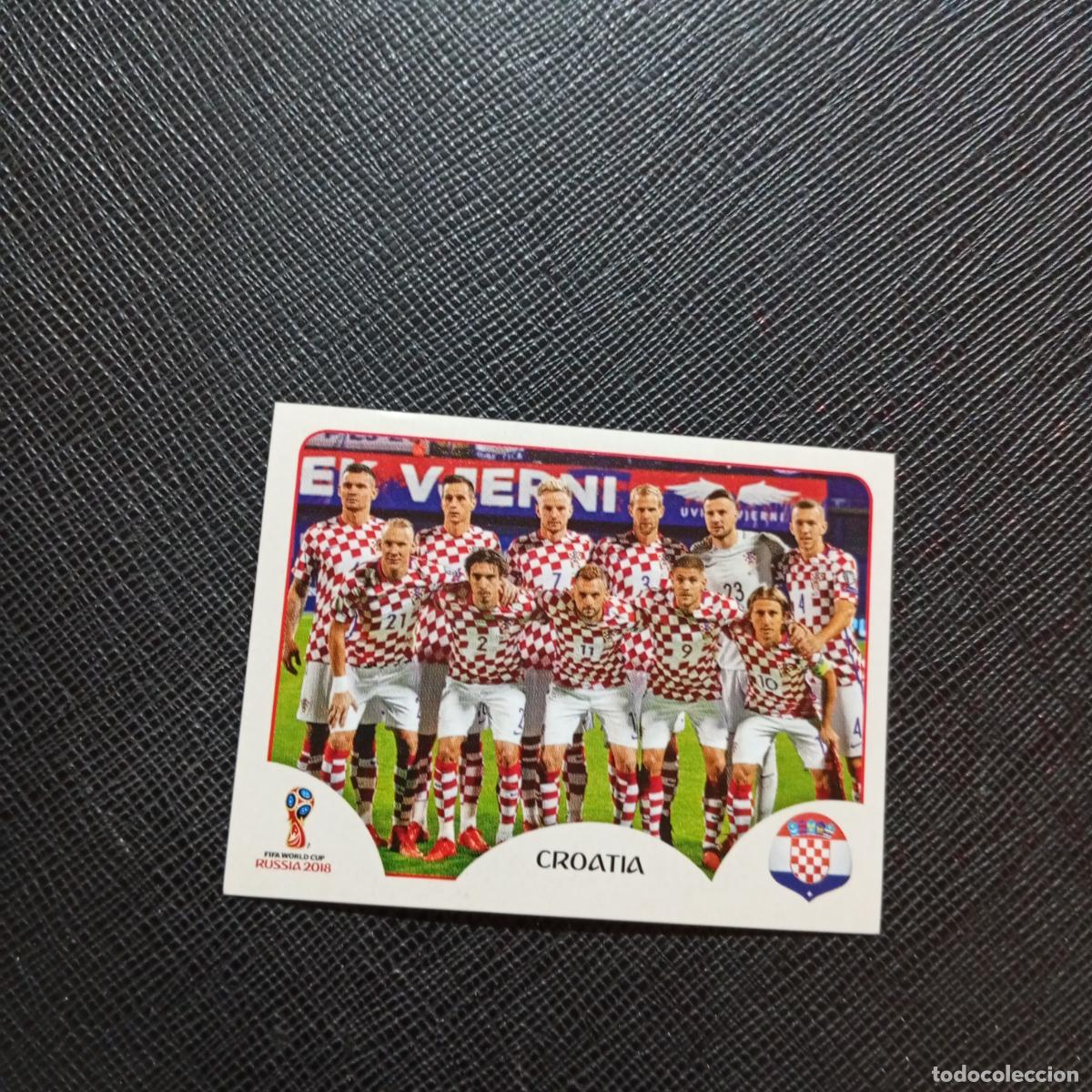 Cromos de f&uacute;tbol: 313 ALINEACION CROACIA PANINI MUNDIAL RUSIA 2018 CROMO FUTBOL 18 - SIN PEGAR - CJ2 ...