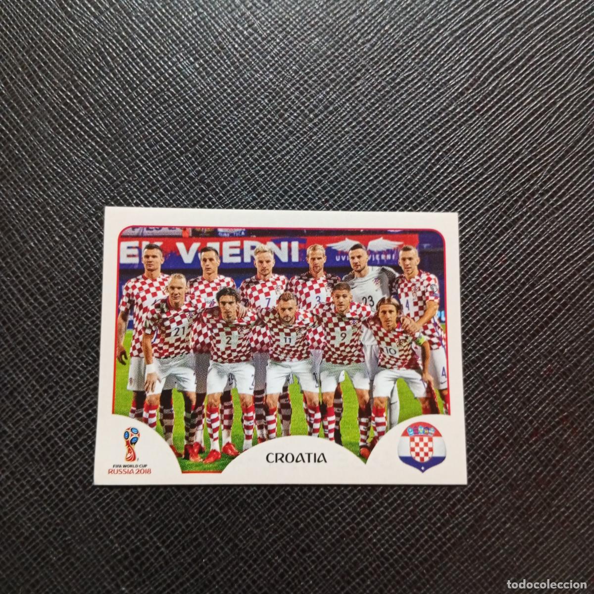 Cromos de f&uacute;tbol: 313 ALINEACION CROACIA PANINI MUNDIAL RUSIA 2018 CROMO FUTBOL 18 - SIN PEGAR - CJ2 ...