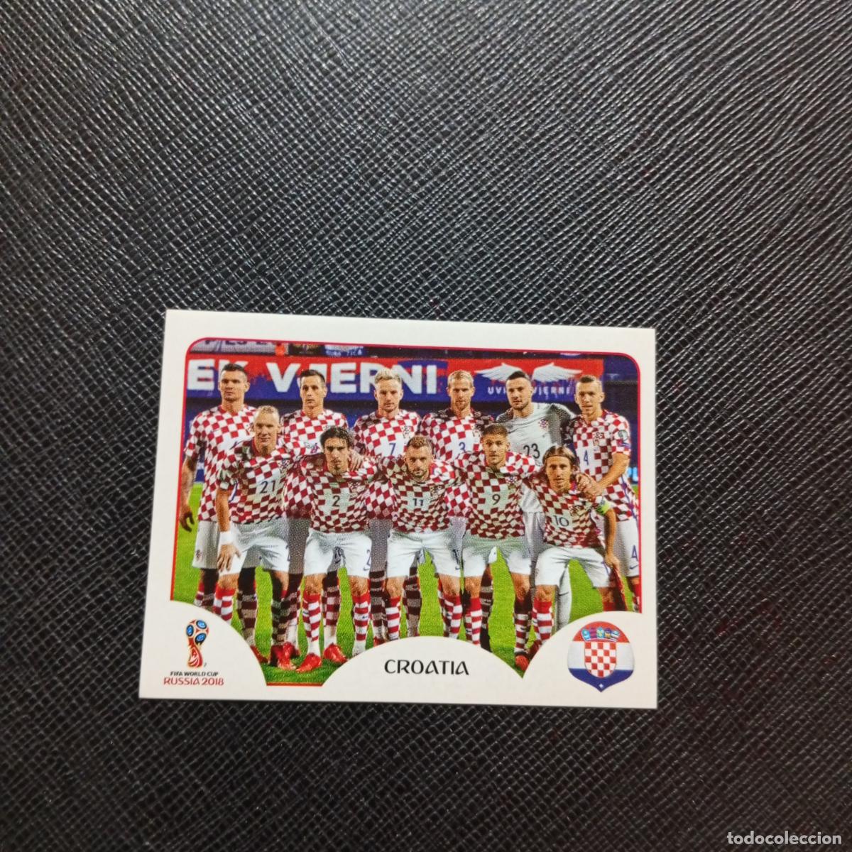 Cromos de f&uacute;tbol: 313 ALINEACION CROACIA PANINI MUNDIAL RUSIA 2018 CROMO FUTBOL 18 - SIN PEGAR - CJ2 ...