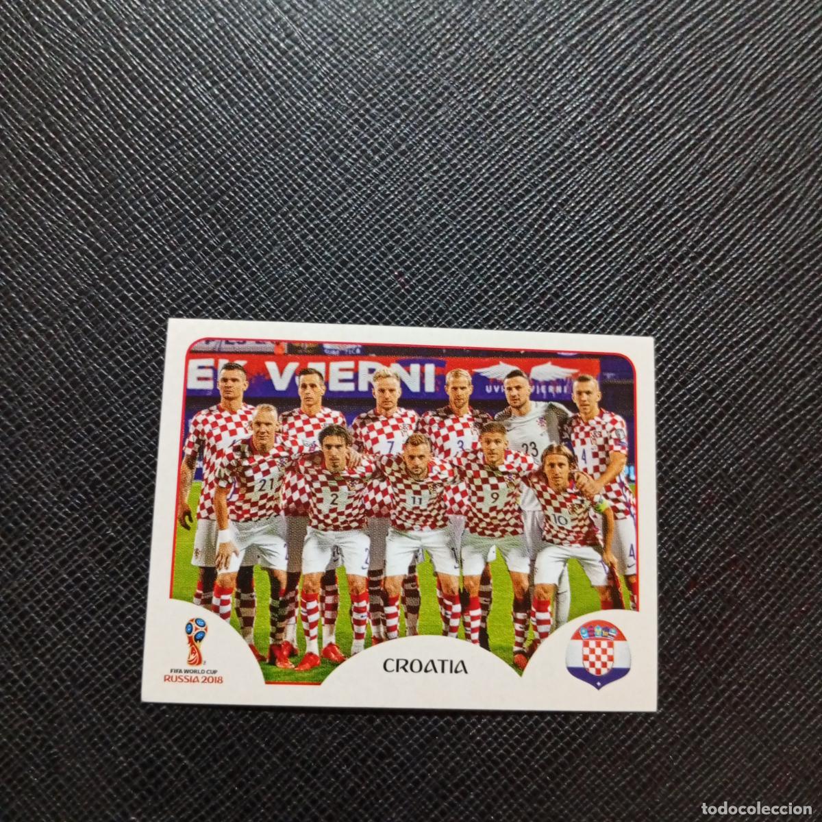 Cromos de f&uacute;tbol: 313 ALINEACION CROACIA PANINI MUNDIAL RUSIA 2018 CROMO FUTBOL 18 - SIN PEGAR - CJ2 ..