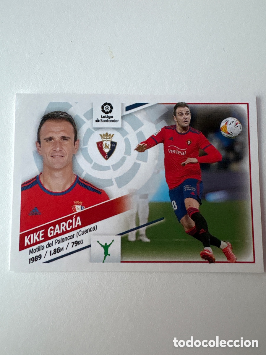 Cromos de f&uacute;tbol: Cromo Kike Garc&iacute;a Osasuna 20 Panini Liga Este 2022-23