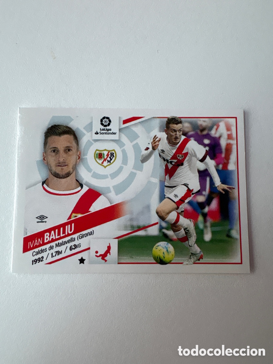Cromos de f&uacute;tbol: Cromo Iv&aacute;n Balliu Rayo Vallecano 5A Panini Liga Este 2022-23
