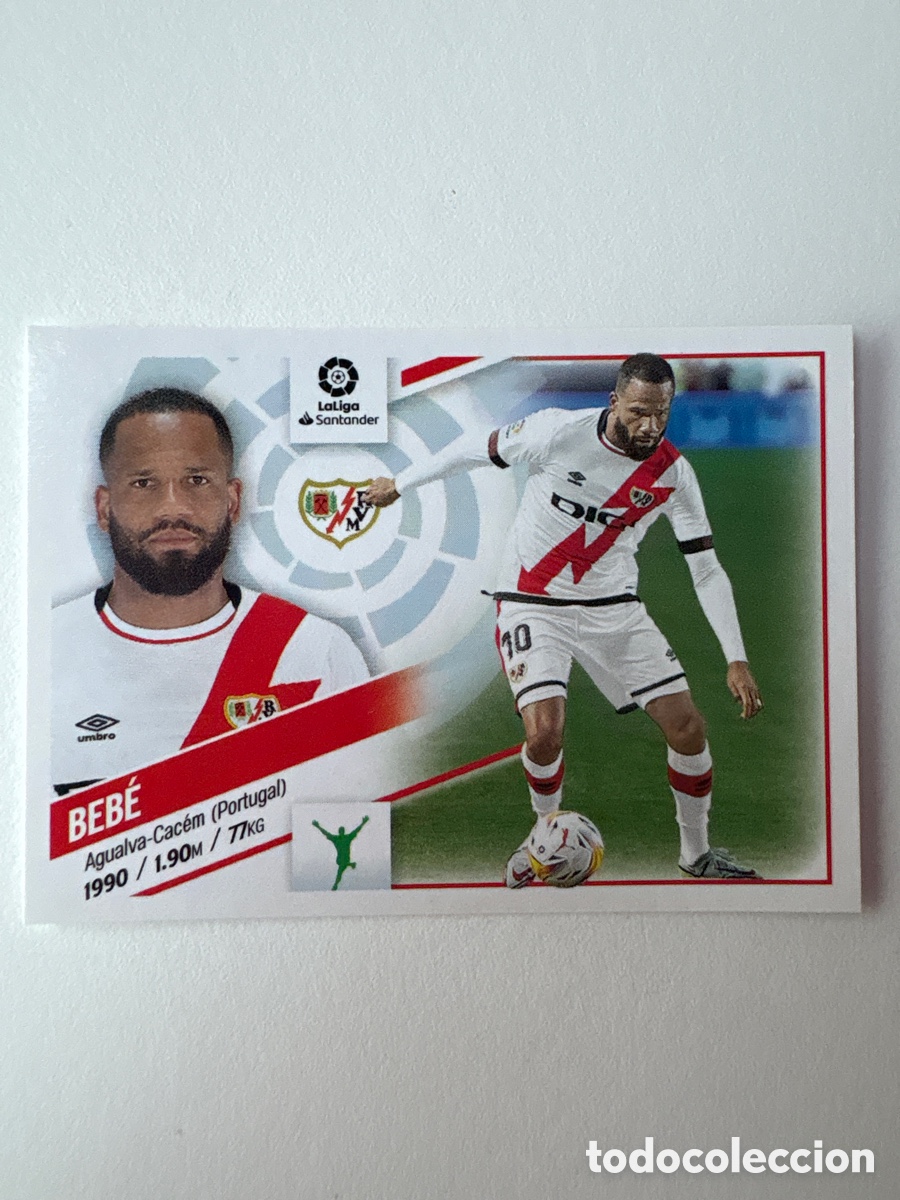Cromos de f&uacute;tbol: Cromo Beb&eacute; Rayo Vallecano 18 Panini Liga Este 2022-23