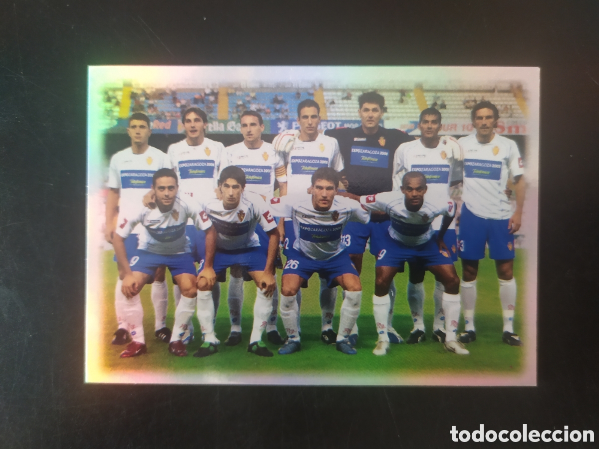 Cromos de f&uacute;tbol: Mundicromo fichas Liga 2005 2006 05 06 alineaci&oacute;n n&deg; 561 Real Zaragoza