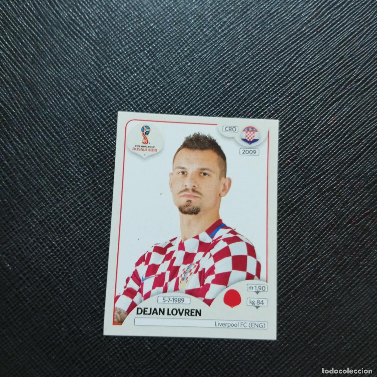 Cromos de f&uacute;tbol: 317 DEJAN LOVREN CROACIA PANINI MUNDIAL RUSIA 2018 CROMO FUTBOL 18 - SIN PEGAR - CJ2
