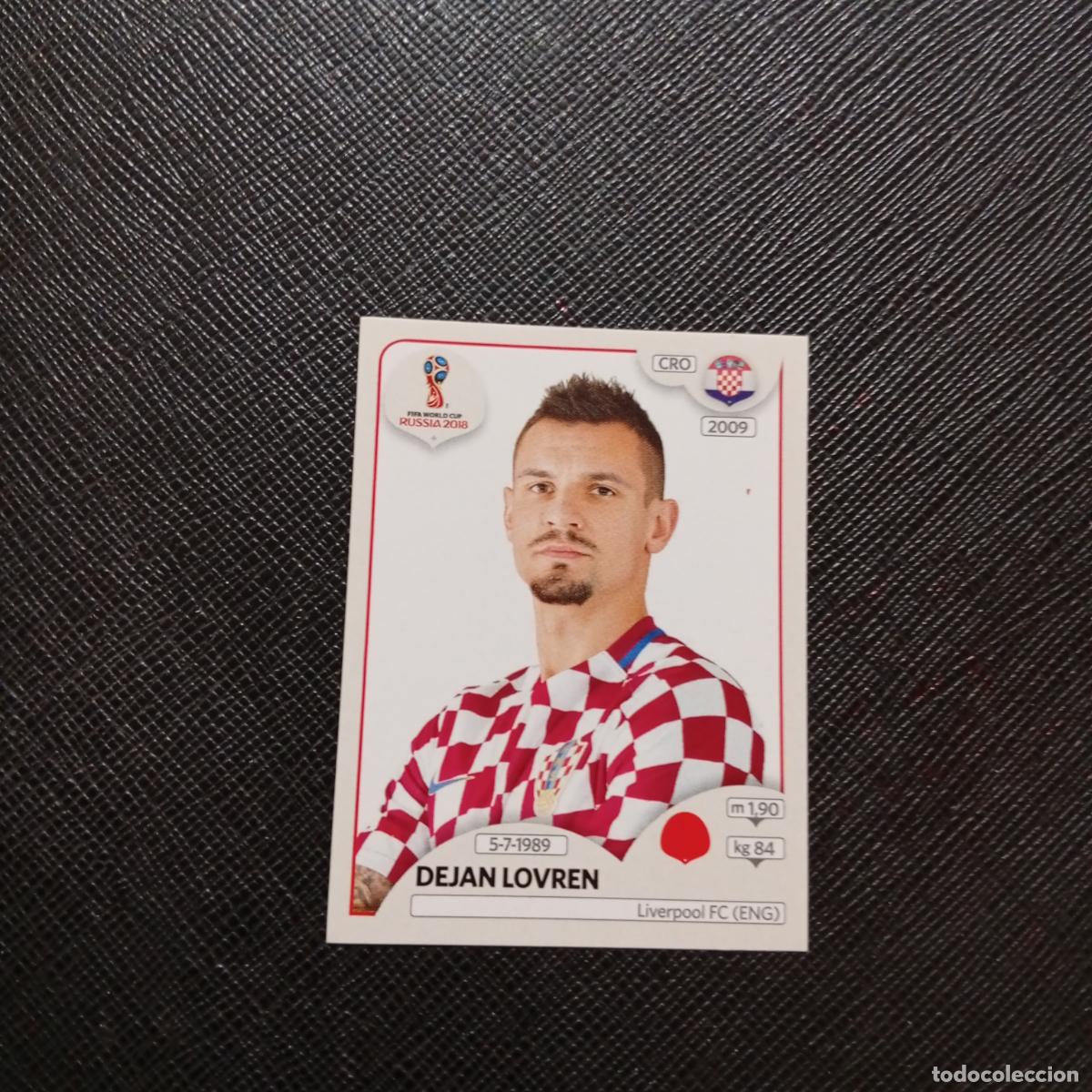 Cromos de f&uacute;tbol: 317 DEJAN LOVREN CROACIA PANINI MUNDIAL RUSIA 2018 CROMO FUTBOL 18 - SIN PEGAR - CJ2
