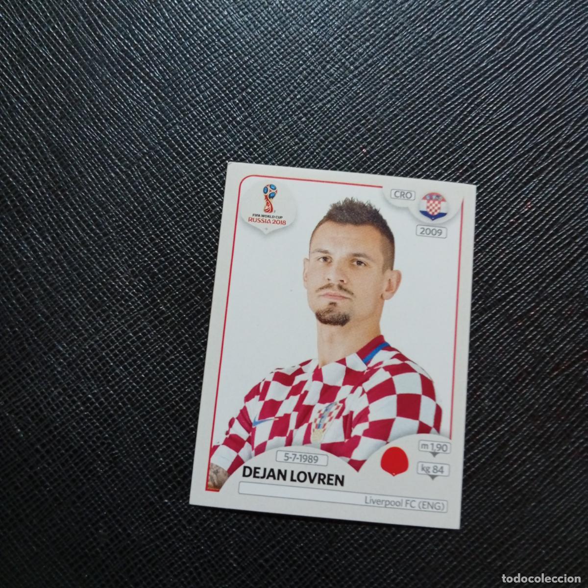 Cromos de f&uacute;tbol: 317 DEJAN LOVREN CROACIA PANINI MUNDIAL RUSIA 2018 CROMO FUTBOL 18 - SIN PEGAR - CJ2 .