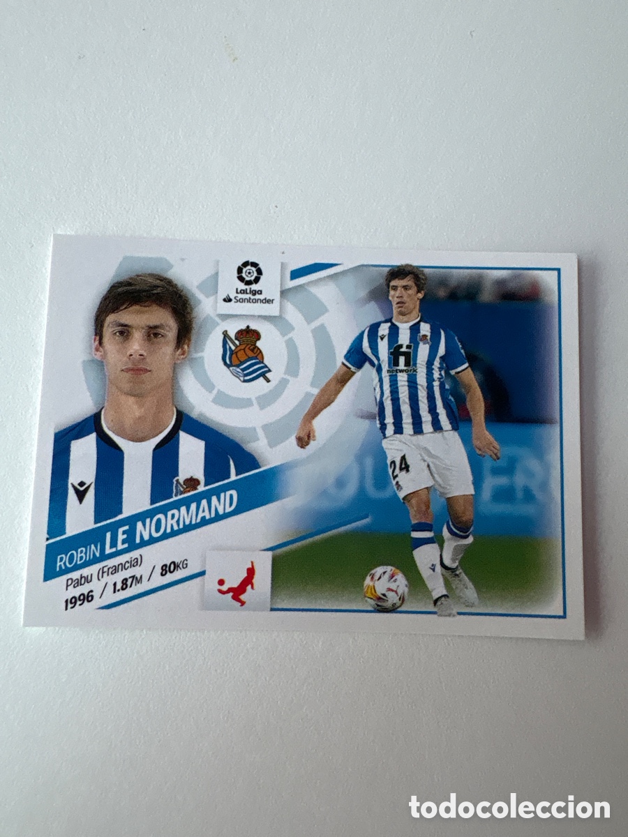 Football Stickers: Cromo Robin Le Normand Real Sociedad 8 Panini Liga Este 2022-23