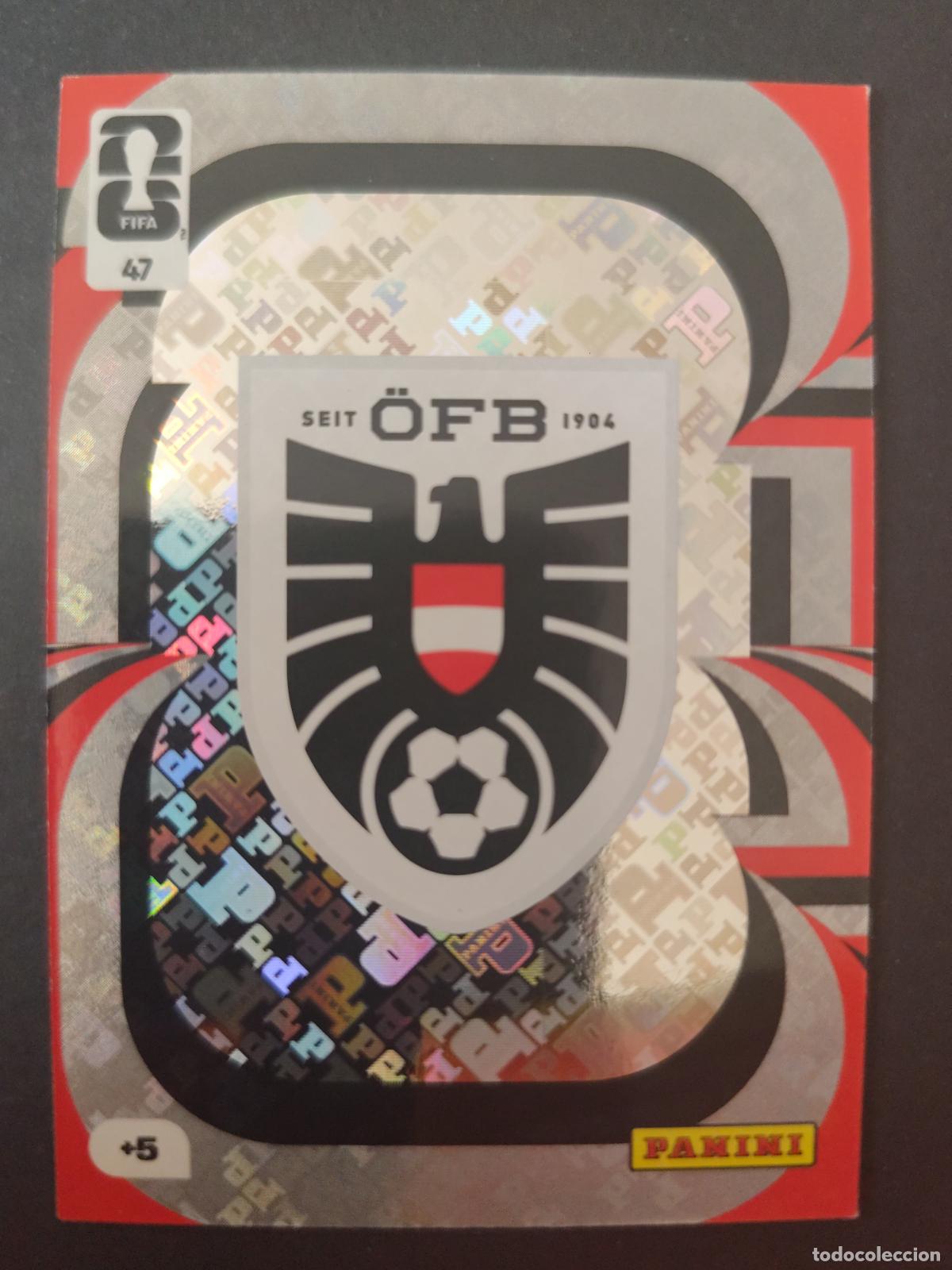 Football Stickers: 47 ESCUDO AUSTRIA ADRENALYN MUNDIAL FIFA WORLD CUP 2026 PANINI