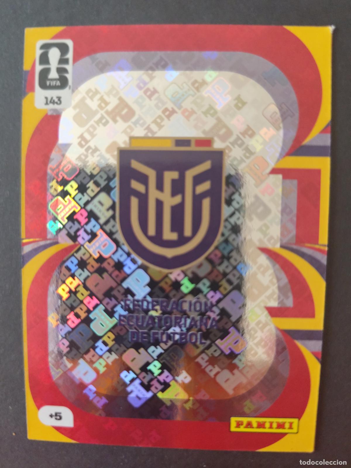 Football Stickers: 143 ESCUDO ECUADOR ADRENALYN MUNDIAL FIFA WORLD CUP 2026 PANINI