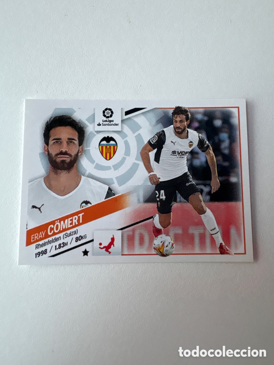 Figurine di Calcio: Cromo Eray C&ouml;mert Valencia 10A Panini Liga Este 2022-23