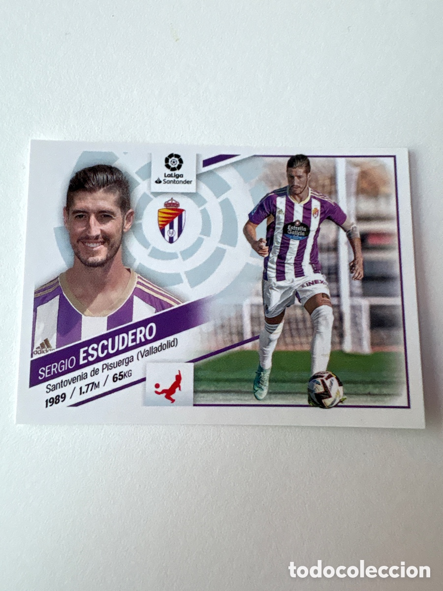 Fu&szlig;ball-Sticker: Cromo Sergio Escudero Valladolid 10 Panini Liga Este 2022-23
