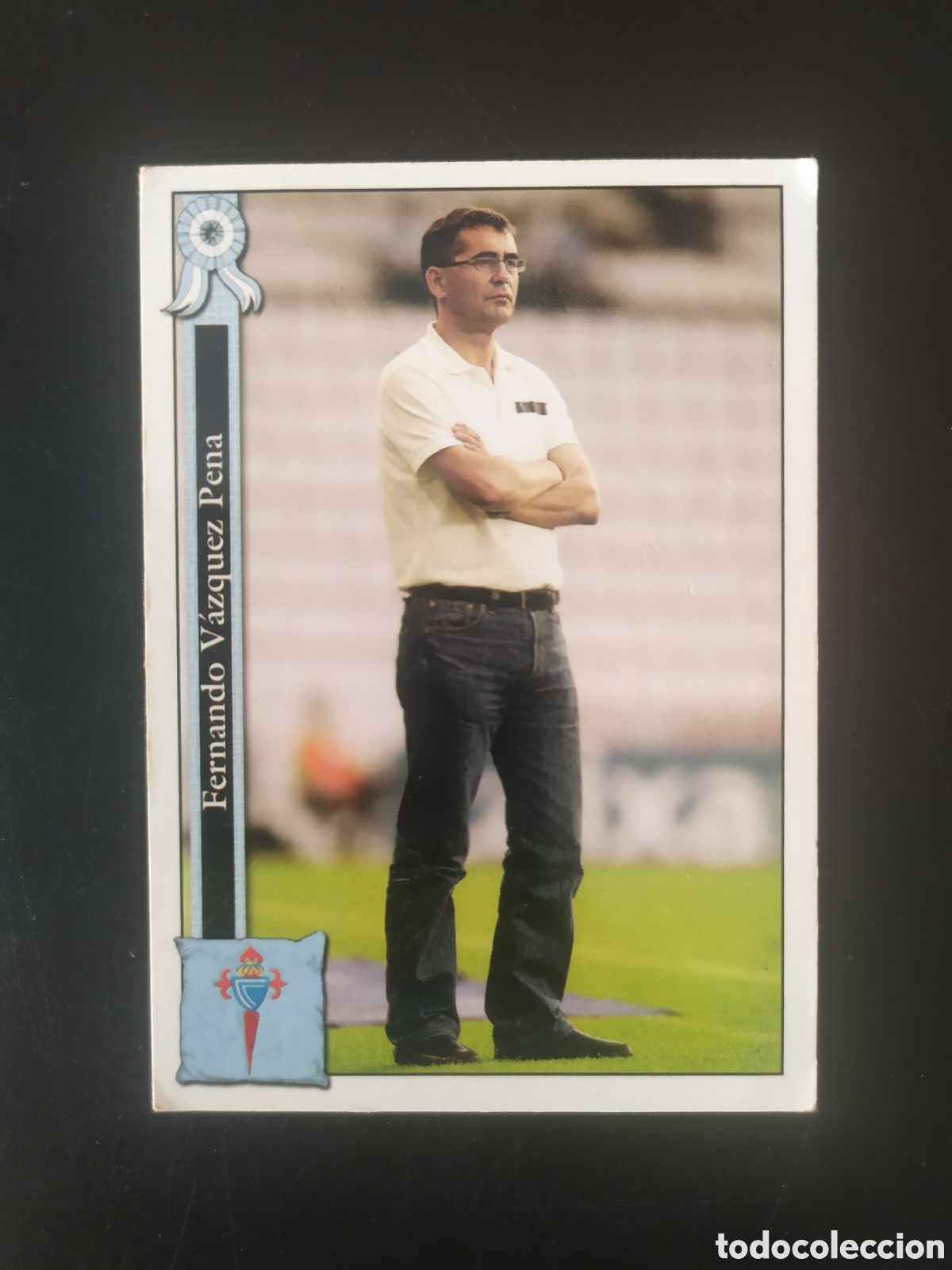 Fu&szlig;ball-Sticker: Mundicromo fichas Liga 2005 2006 05 06 Fernando V&aacute;zquez n&deg; 490 Celta Vigo