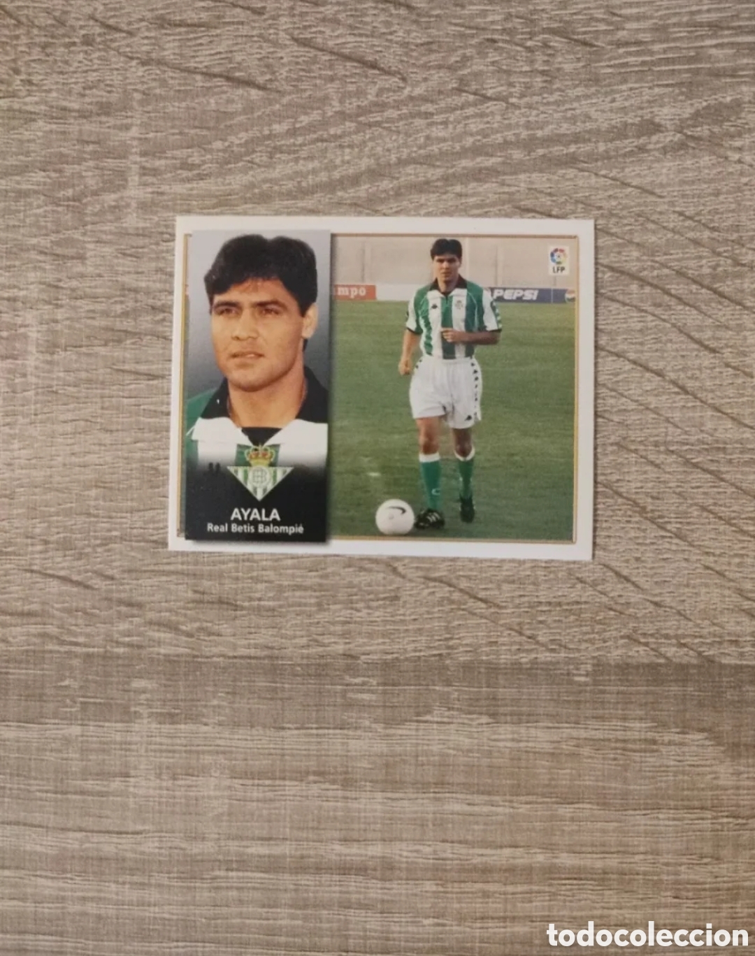 Fu&szlig;ball-Sticker: Ayala Coloca Liga Este 98 99 Betis Nunca pegado leer descripci&oacute;n