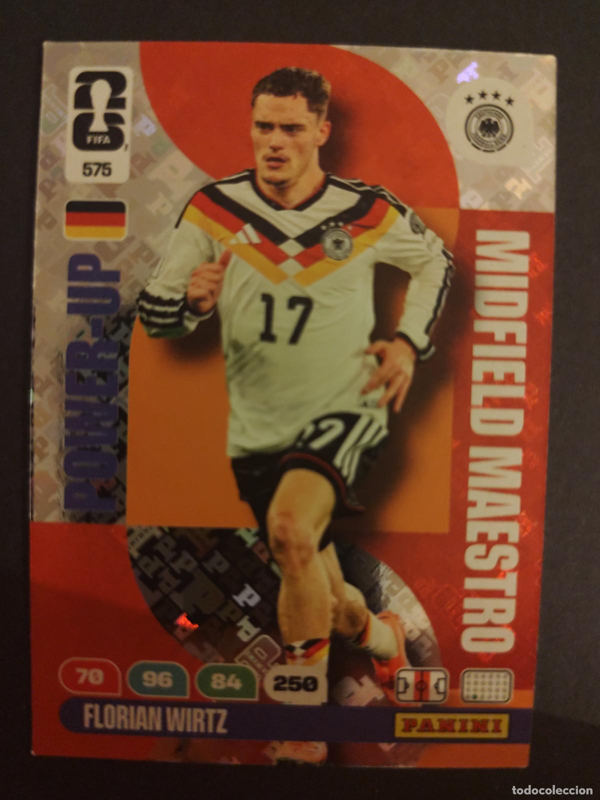 Fu&szlig;ball-Sticker: 575 FLORIAN WIRTZ ALEMANIA MIDFIELD MAESTRO ADRENALYN MUNDIAL FIFA WORLD CUP 2026 PANINI