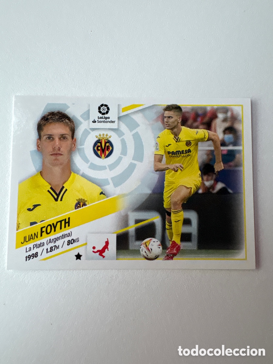 Figurine di Calcio: Cromo Juan Foyth Villarreal 5 Panini Liga Este 2022-23